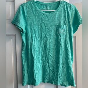 Vineyard Vines Aqua Tee with Logo